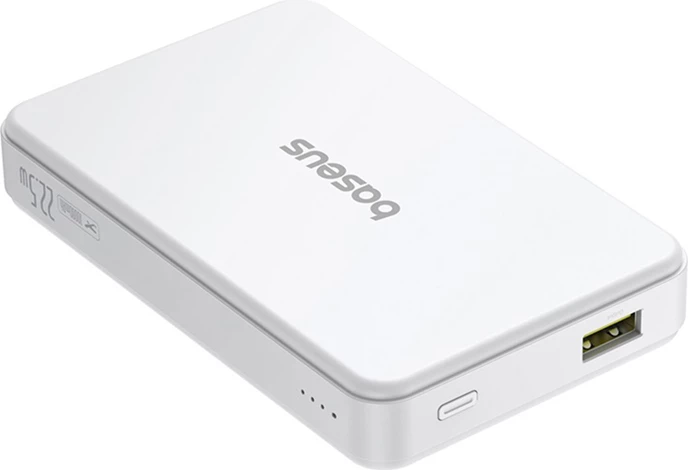 Powerbank Baseus Airpow2 Qi2, 10000mAh, 22.5W, e bardhë