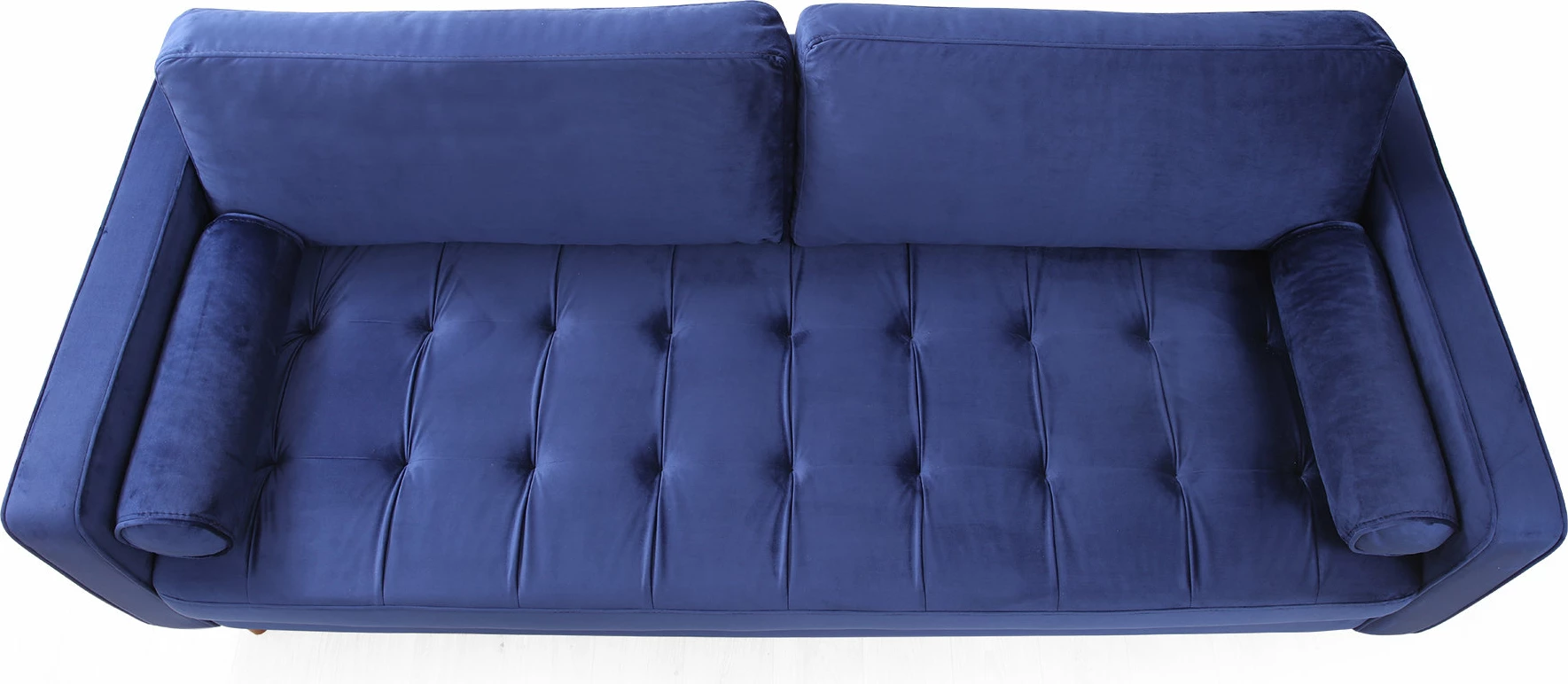 Divan treshe Atelier del Sofa, ngjyrë kaltër e errët, Rome