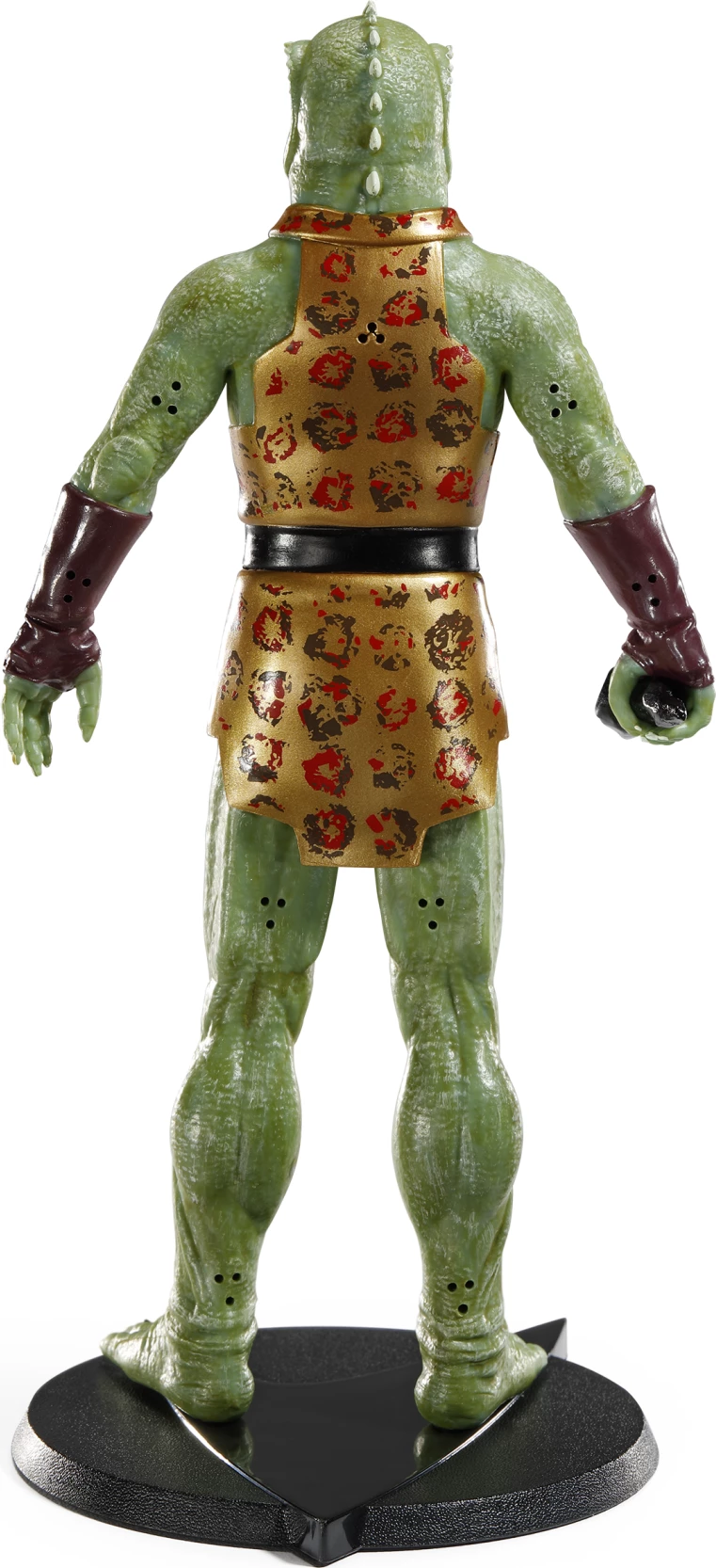 Figurë koleksionuese NOBLE COLLECTION Bendyfigs Gorn 19 cm me stendë dhe armë
