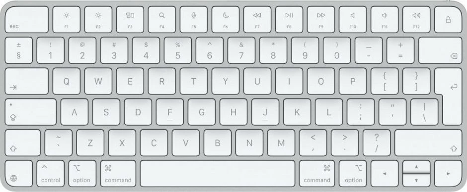 Tastierë Apple Magic Keyboard MXCL3Z/A wireless, US INTL layout, USB-C, pa numpad, bardhë/argjendtë