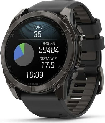 Smartwatch Garmin Fenix 8, 51 mm, 32 GB, AMOLED, Titan, i zi