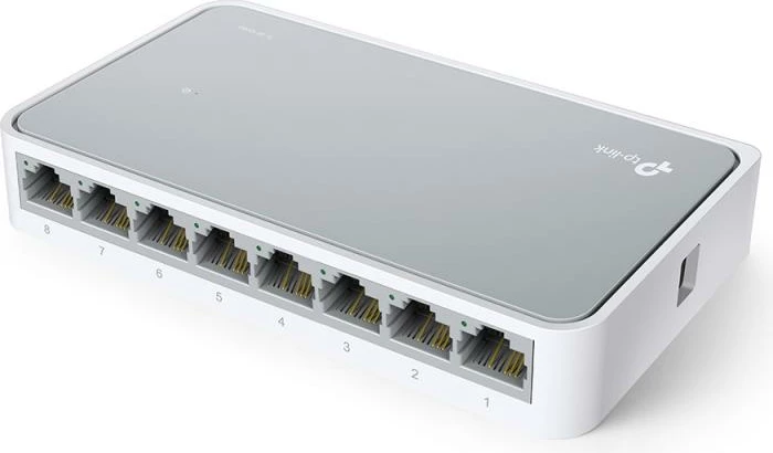 Switch, TP-Link TL-SF1008D, 8 porta RJ45 10/100Mbps, desktop