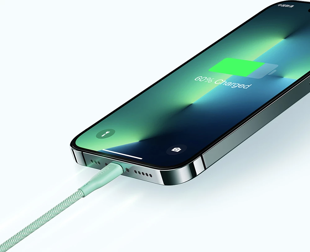 Kabllo Joyroom Multi-Color Series S-A34, USB-A në USB-C, 100W, 1m, Vjollcë