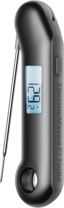 Termometër dore ThermoMaven F1 Turbo me sondë, i zi