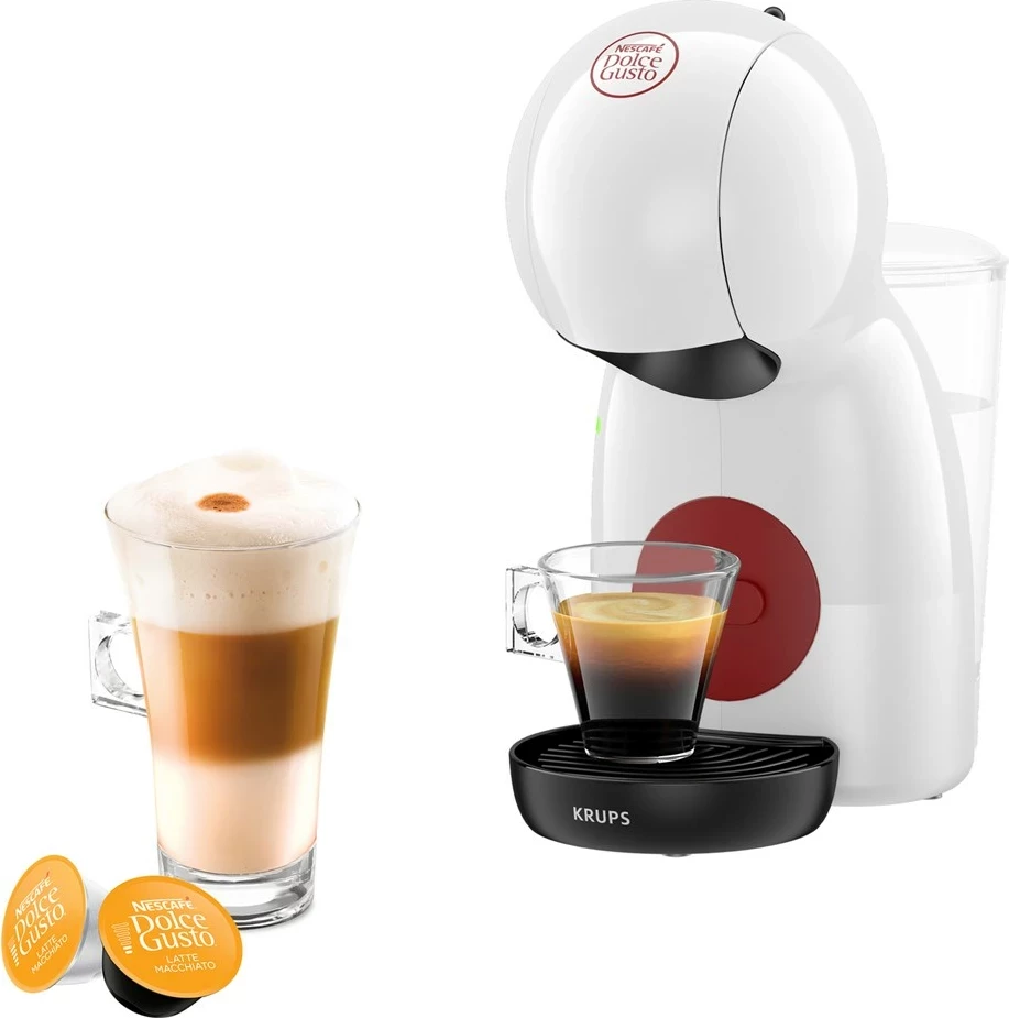 Makine kafeje me kapsula Krups NESCAFÉ Dolce Gusto KP1A31, 0.8L, Bardhë