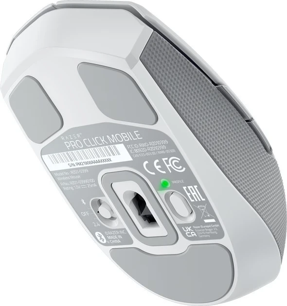 Maus Razer Pro Click Mini, wireless, i bardhë-gri