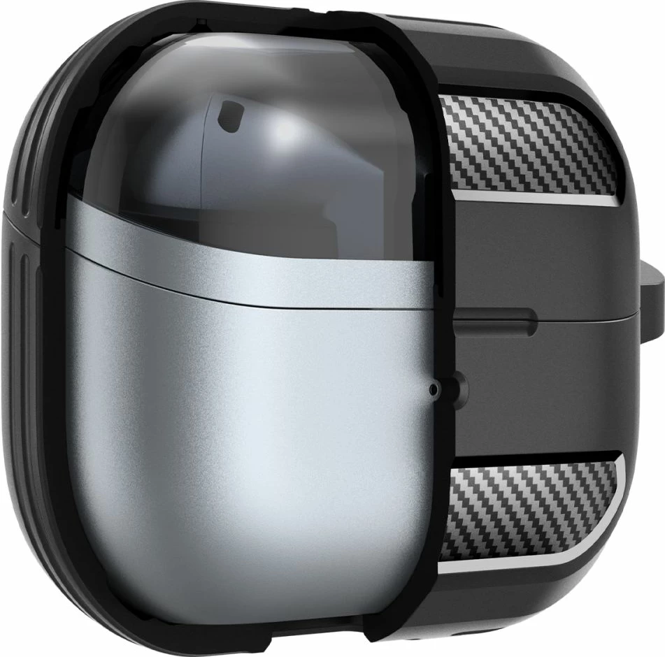 Mbështjellës Spigen Rugged Armor për Samsung Galaxy Buds 3 / 3 Pro, i zi