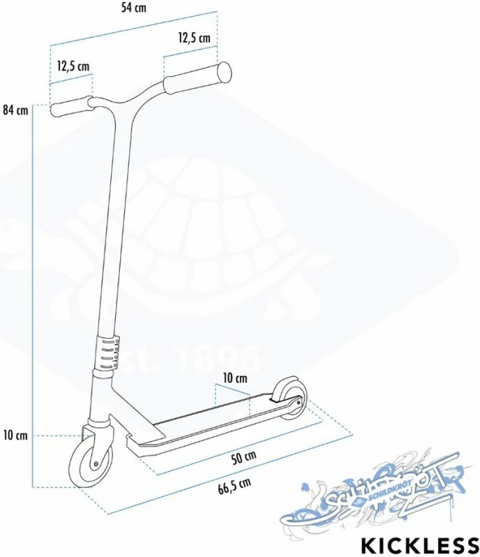 Scooter Schildkrot Kickless Forest 510432