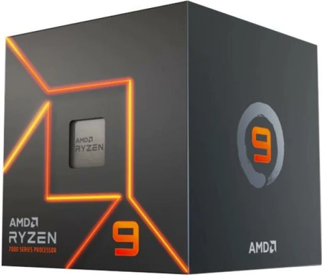 Procesor AMD Ryzen 9 7900 3.7 GHz, Socket AM5, cache 76 MB, me AMD Wraith Prism RGB, Box (100-100000590BOX)
