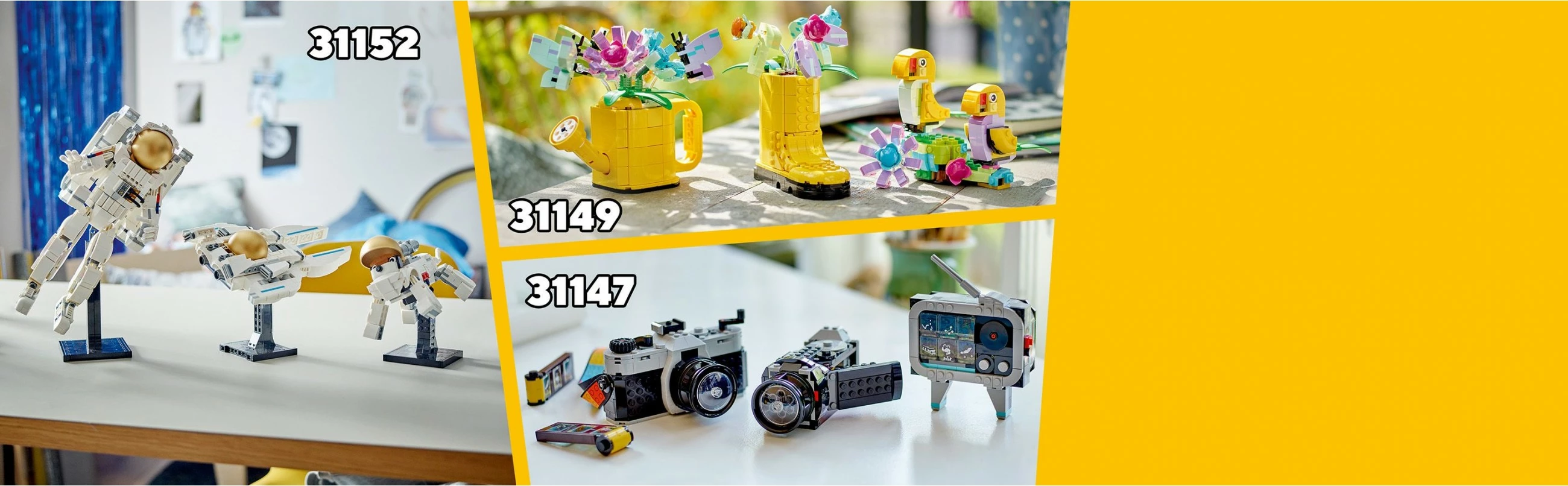 Set ndërtimi LEGO Retro Kamera, 8 vjeç+, 261 pjesë, shumëngjyrëshe