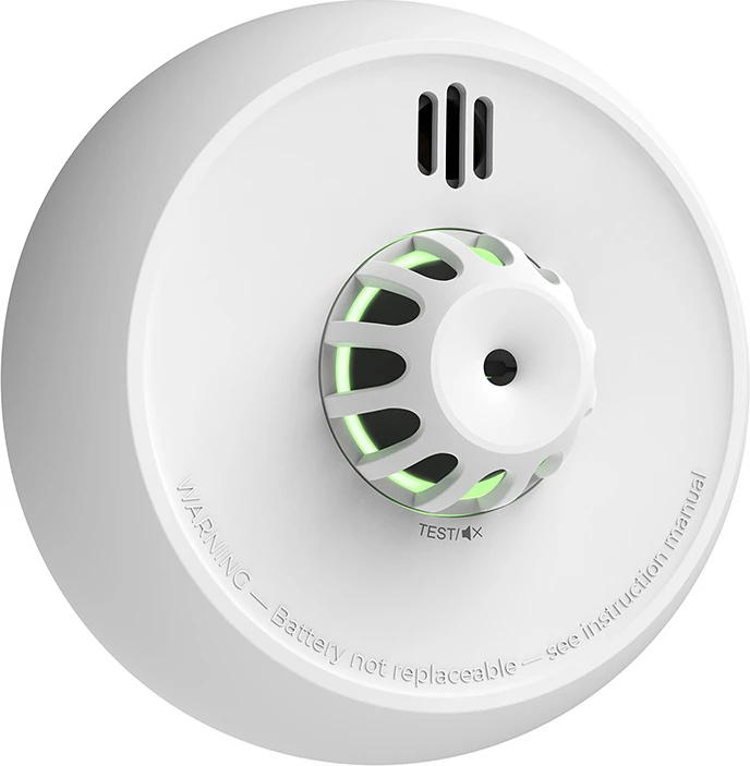 Sensor nxehtësie, X-Sense, XH-2-M Link+ Pro, lidhje pa tela 868 MHz, alarm ≥85 dB, bateri e mbyllur deri 10 vjet, i bardhë