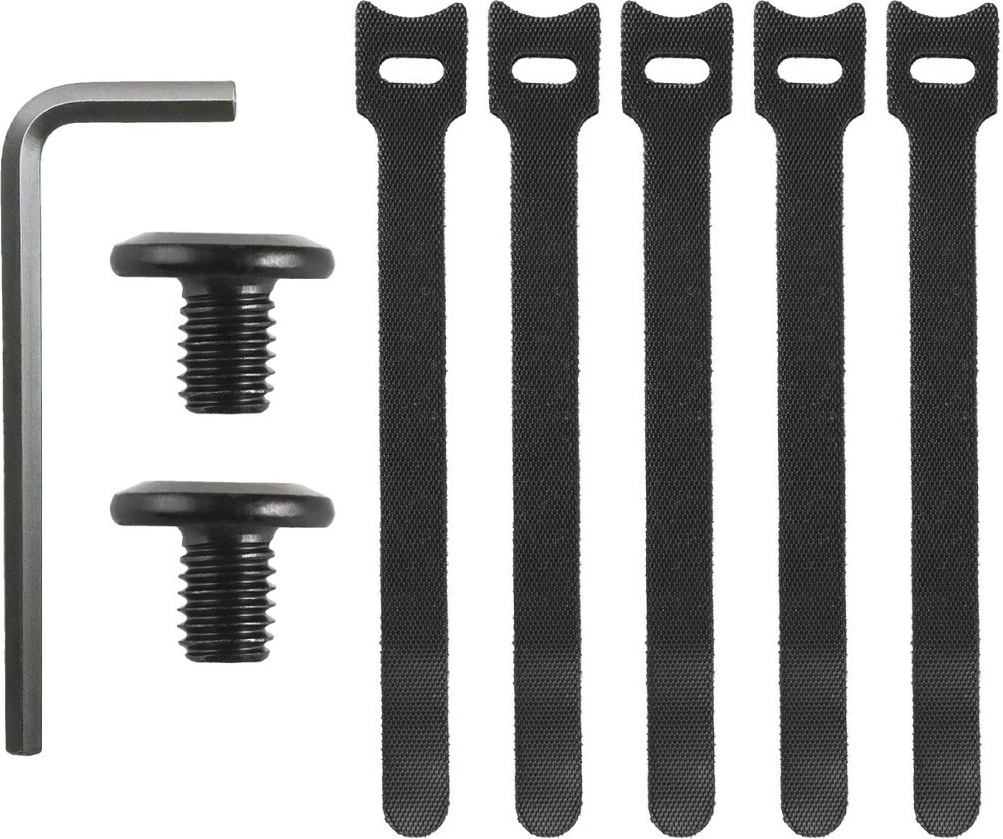 Organizues kabllosh Maclean MC-105 B, nën tavolinë, i zi