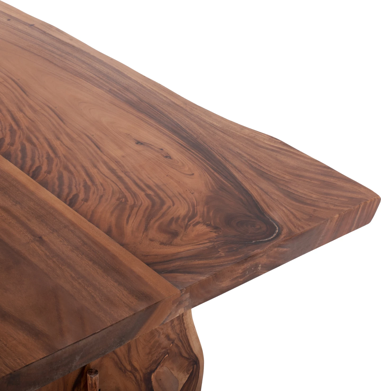 Tavolinë ngrënie ULYSES, dru SUAR, ngjyrë natyrale, 250x90x78 cm