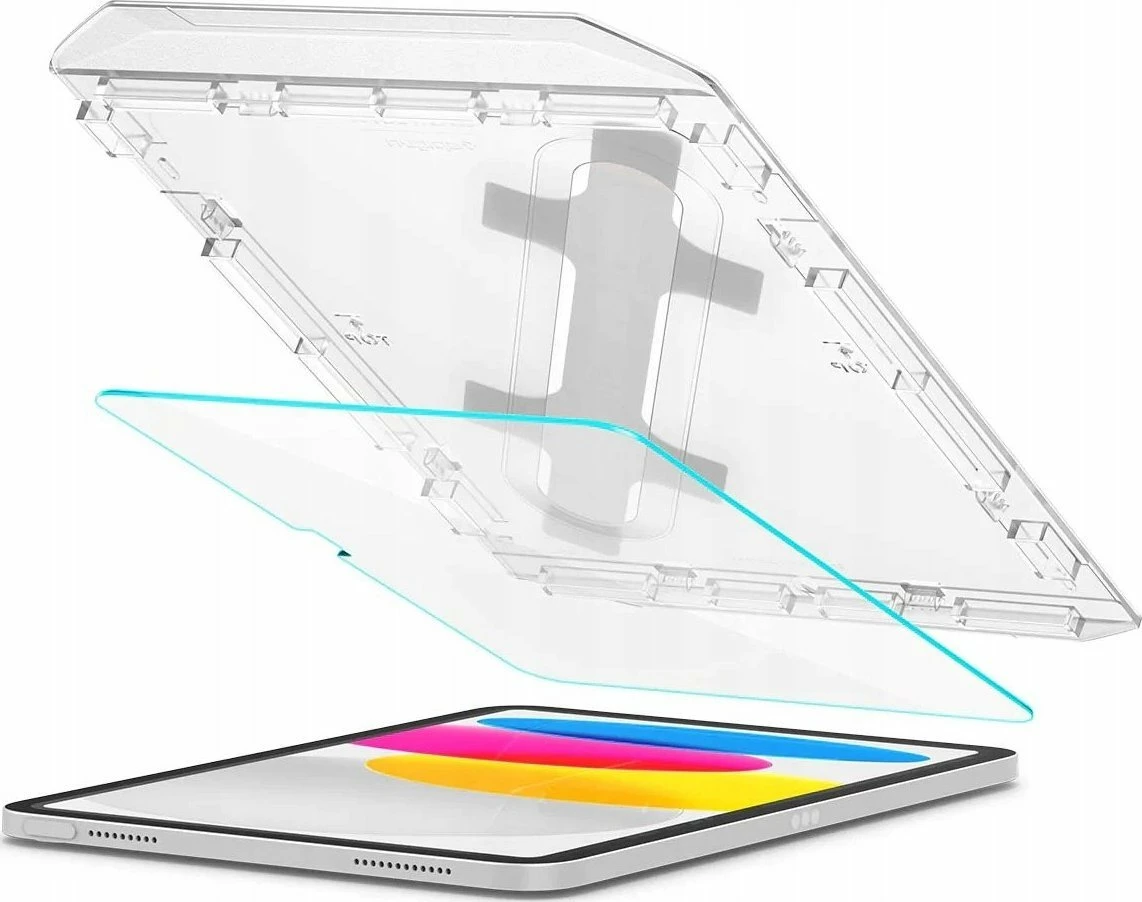 Mbrojtës ekrani xham i temperuar Spigen GLAS.tR EZ Fit për iPad 10.9\", transparent, set 1 copë