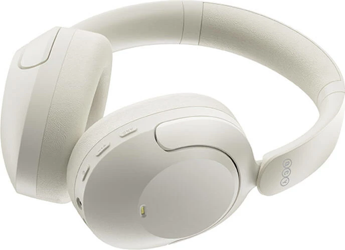 Kufje wireless QCY ANC H4, over-ear, Bluetooth 5.1, 70 orë, e bardhë