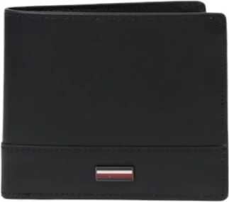 Portofol për meshkuj Tommy Hilfiger, i zi