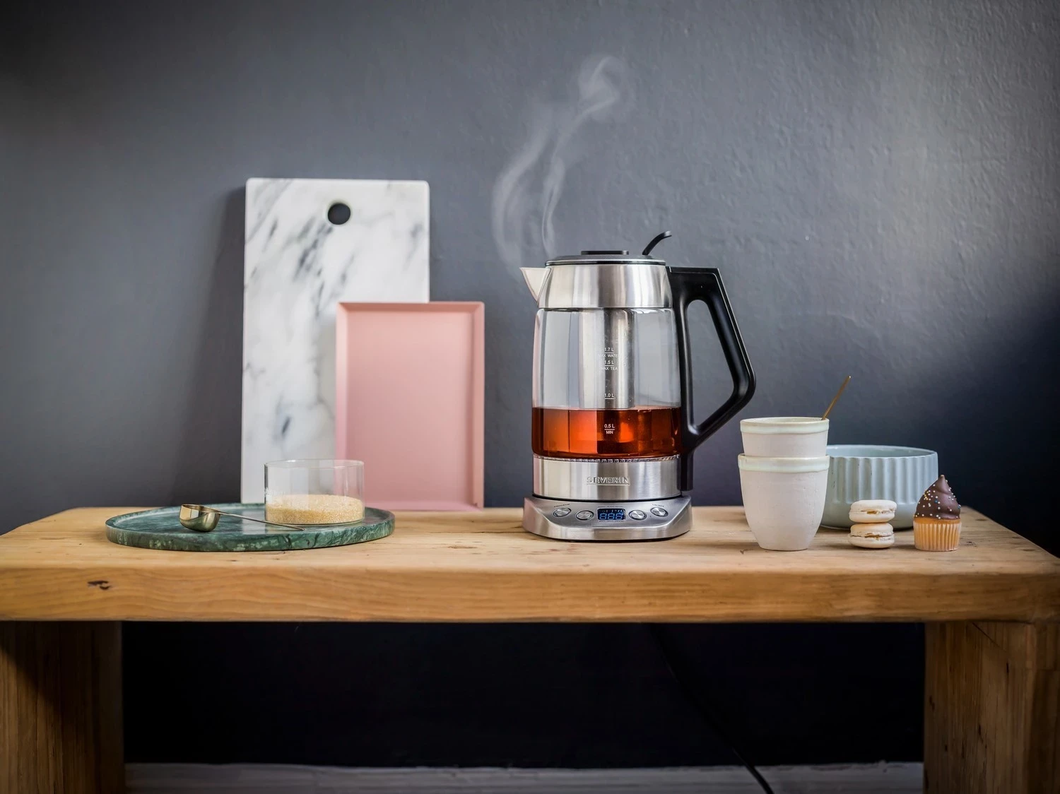 Ketër elektrik Severin, modeli WK 3479, ngjyrë argjendi