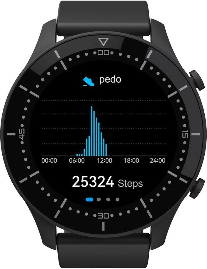 Smartwatch Media-Tech ACTIVEBAND GENUA MT870, 1.3", Bluetooth Calling, e zezë