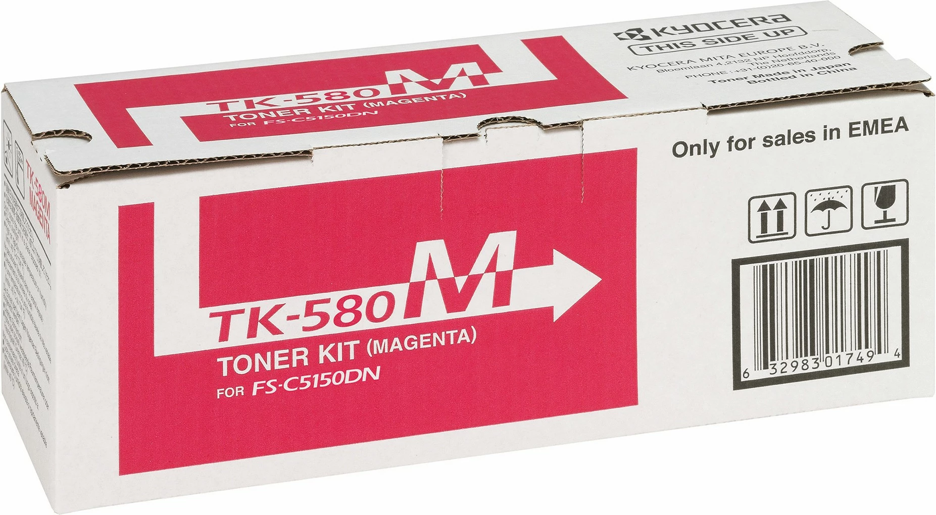 Toner Kyocera TK-580M magenta për FS-C5150DN
