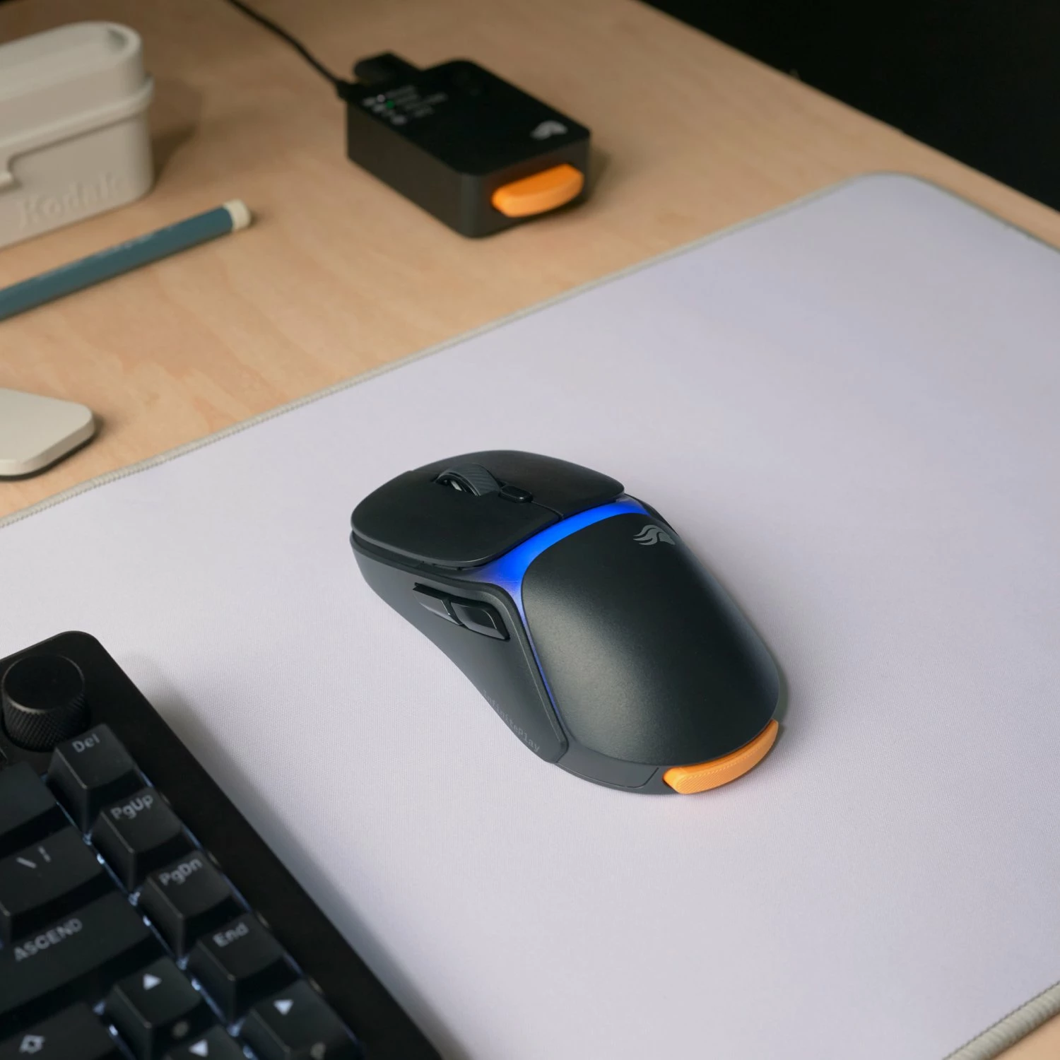 Maus Glorious Model O3 Wireless GLO-O3-WL-BLK 30000 DPI 8K RGB e zezë