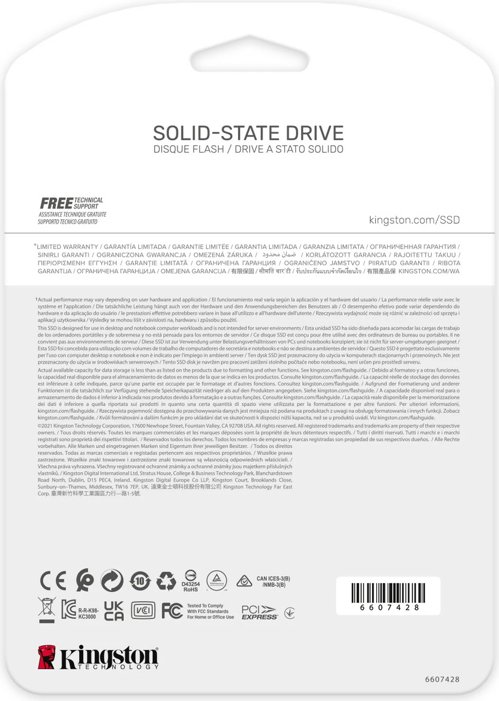SSD Kingston KC3000 NVMe M.2 1.02 TB, 7000 MB/s