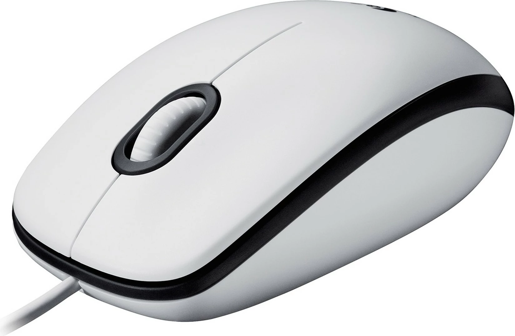 Maus Logitech M100, Ambidextrous, Optical, USB Type-A, 1000 DPI, Bardhë