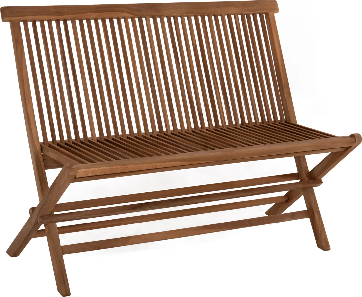 Karrige e palosshme KENDALL FH9541, dru TEAK, ngjyrë natyrale, 120x62x89H cm