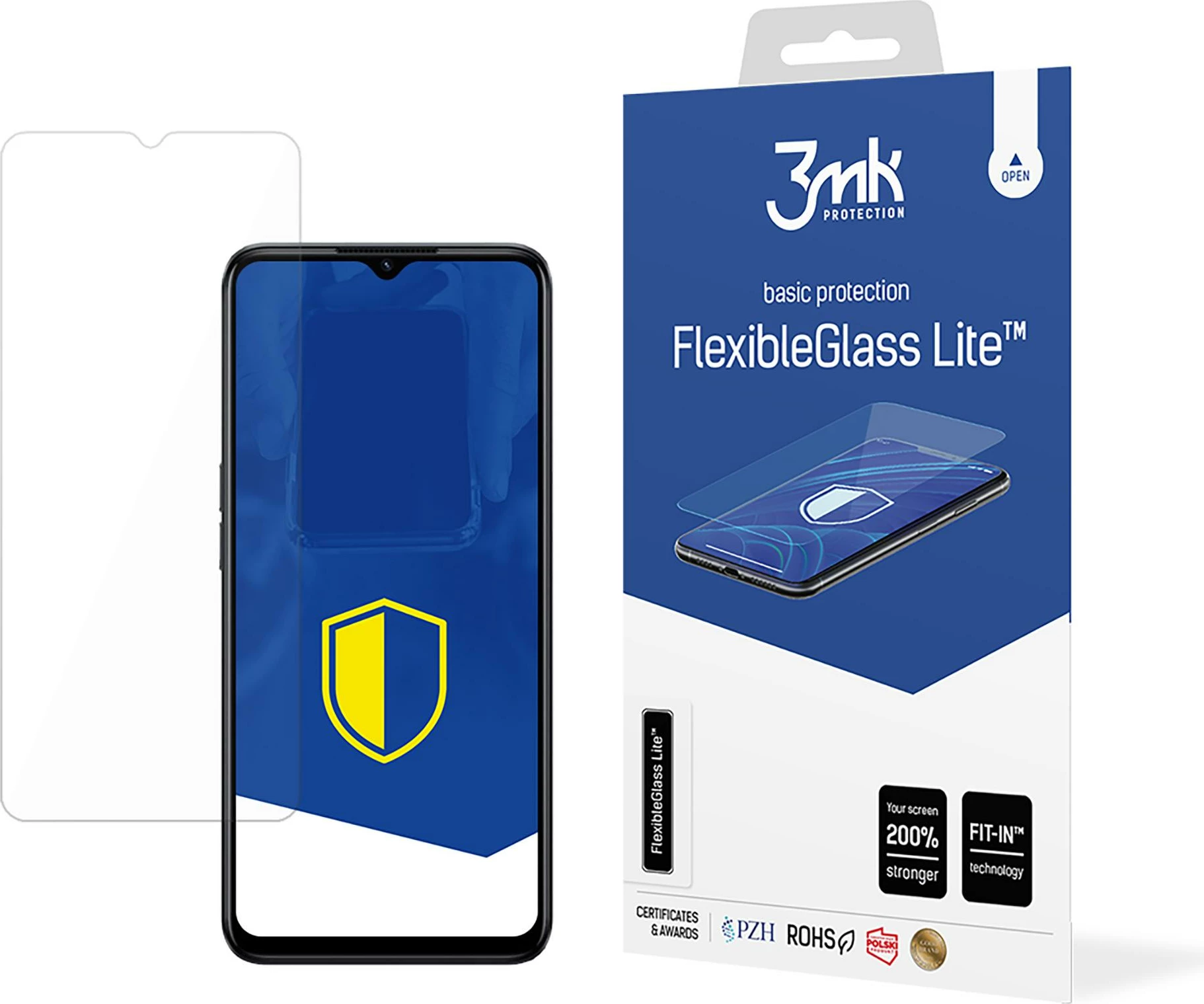 Xham hibrid mbrojtës për ekran, 3mk Protection FlexibleGlass Lite, për Oppo A77 5G