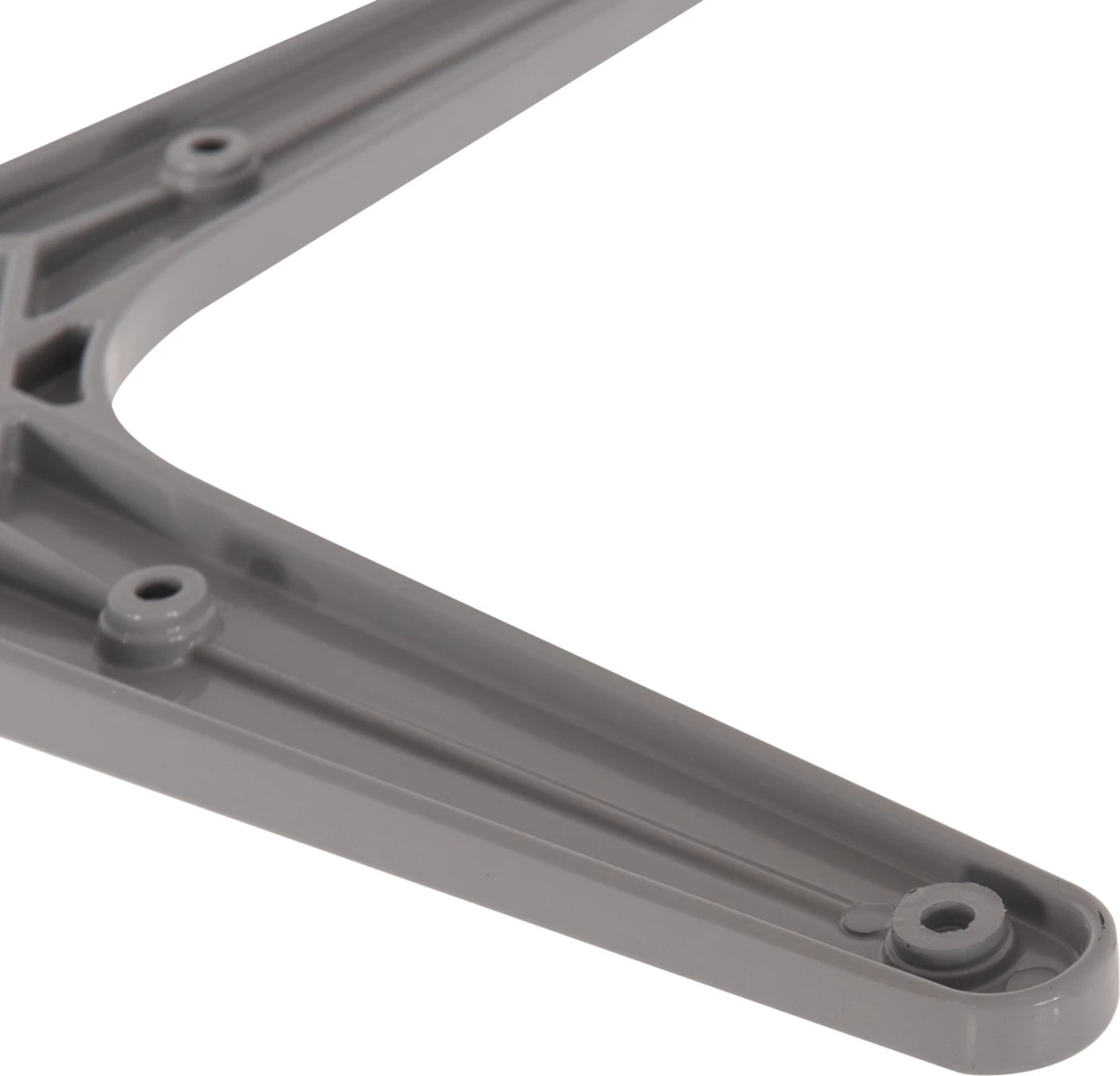 Baza e tavolinës alumini FH476.02 e rrumbullakët, ngjyrë e bardhë mat, 48x48cm, kryq Φ45Χ73Hcm