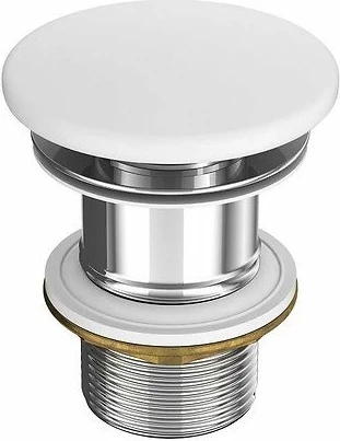 Tapë shkarkimi lavamani Cersanit K11-2361 klik-klak pa overflow, e bardhë matte
