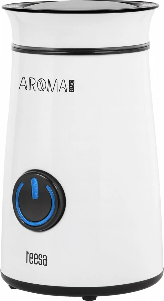 Bluajse kafeje TEESA Aroma G50, 50g, 150W, Bardhë