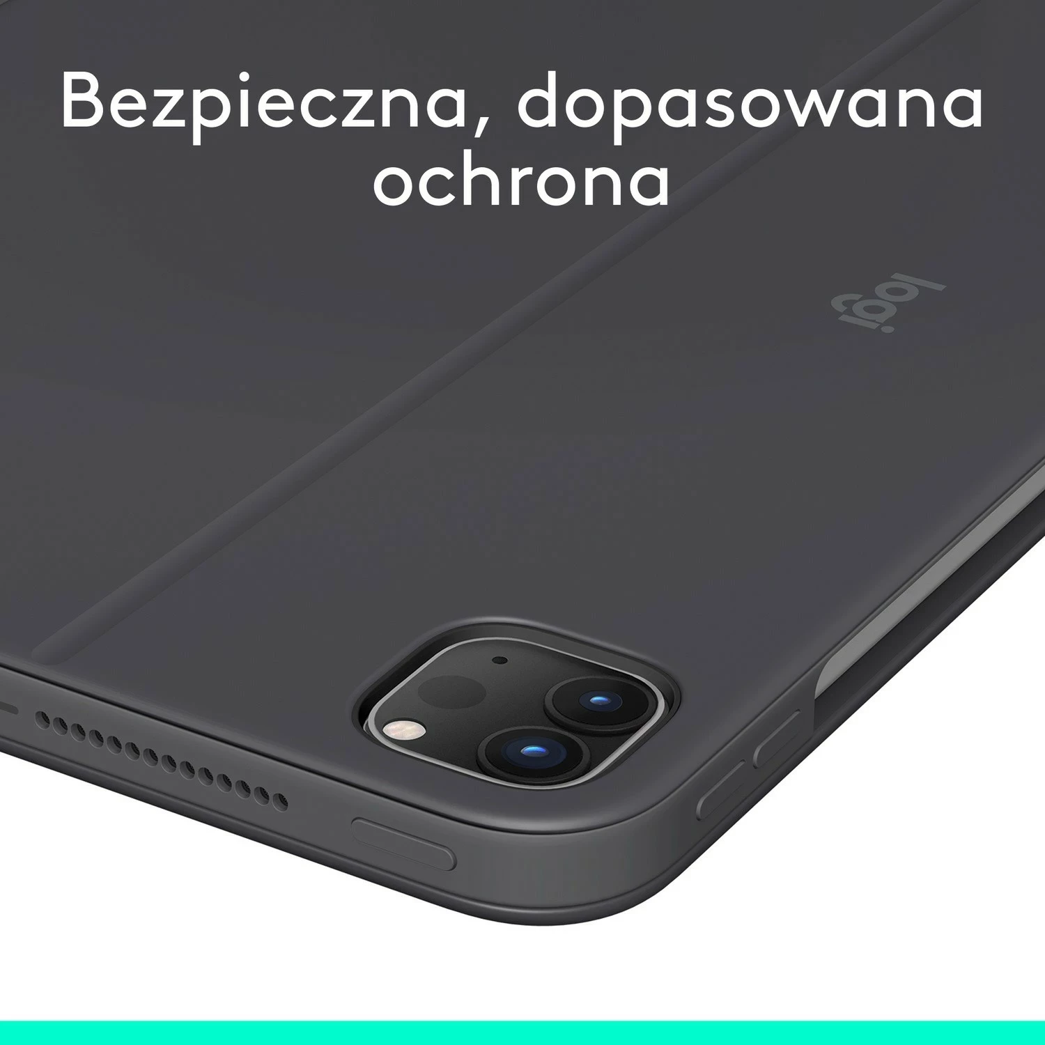 Kasë me tastierë Logitech Combo Touch për iPad Pro 11" M4, Gri
