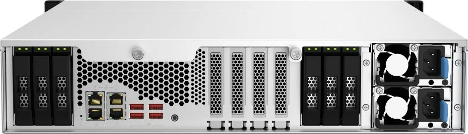 Server NAS QNAP TS-h1887XU-RP-E2336-32G, Intel Xeon E-2336, 32 GB RAM, 2U, i zi