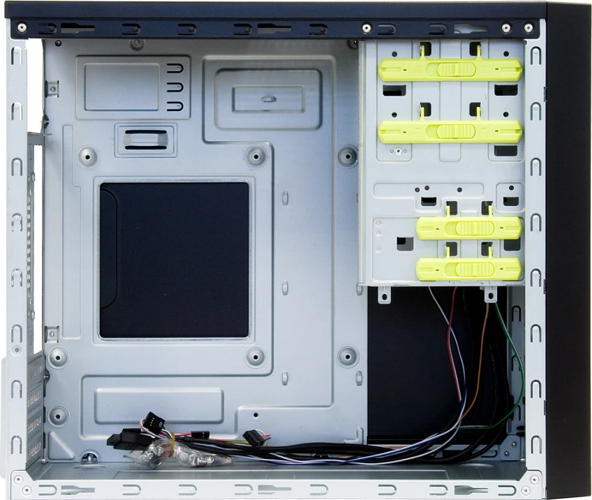 Kasë Chieftec HT-01B-OP, Mini Tower, micro ATX, e zezë