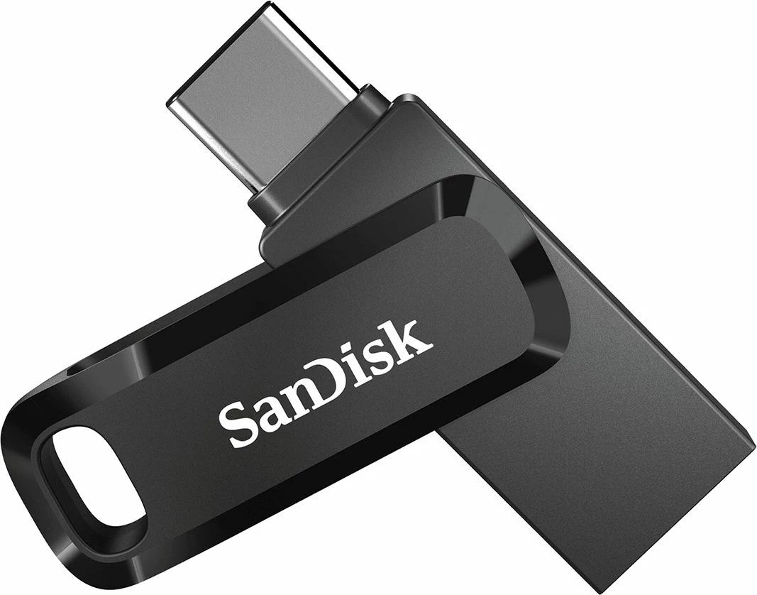 USB memorje SanDisk Ultra Dual Drive Go SDDDC3-128G-G46 128GB USB-C/USB-A e zezë