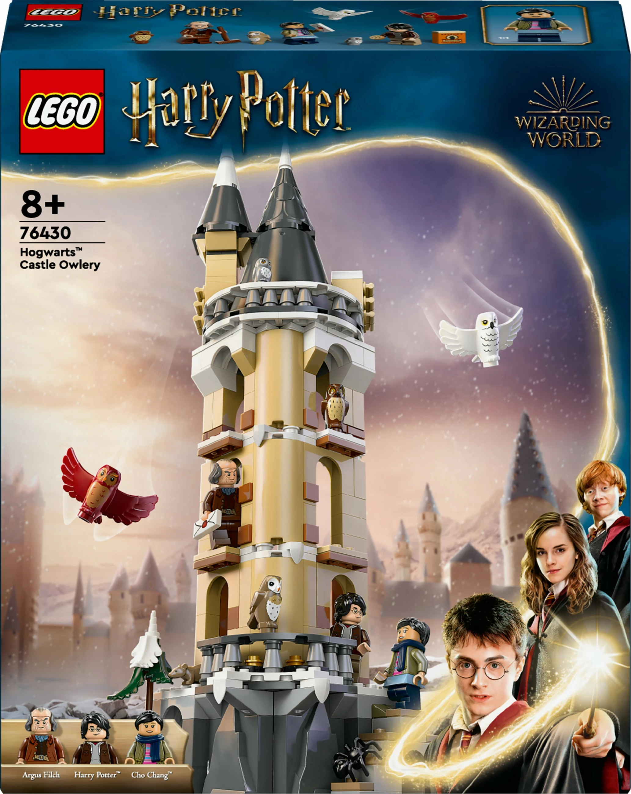 Set ndërtimi LEGO Harry Potter Hogwarts Castle Owlery 364 pjesë, multikolor