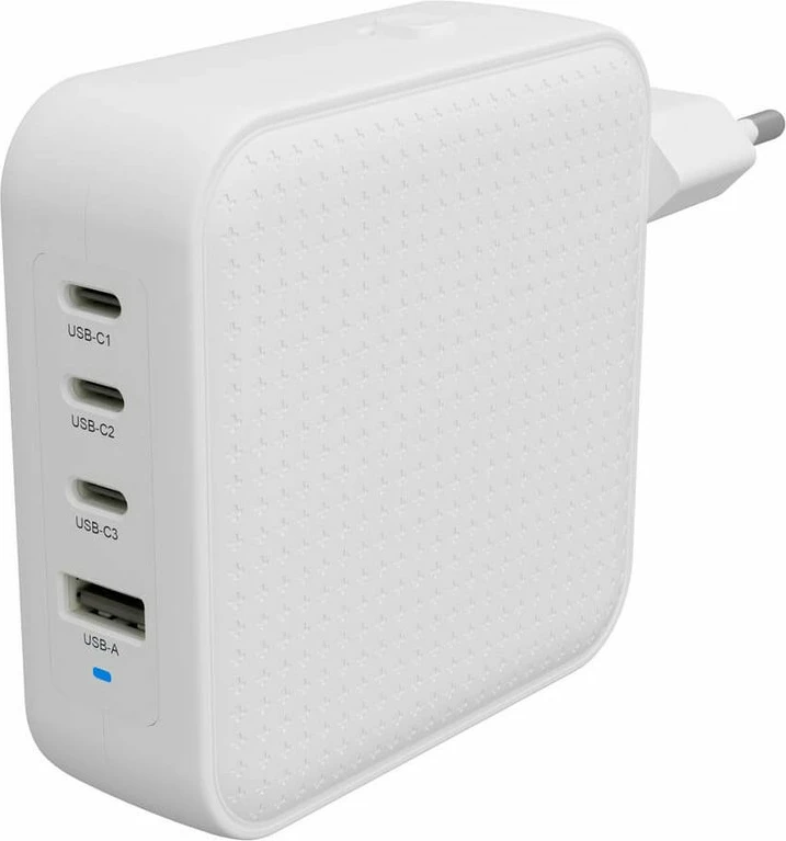 Karikues udhëtimi Targus, 100W, 4 porta USB-C/USB-A, i bardhë