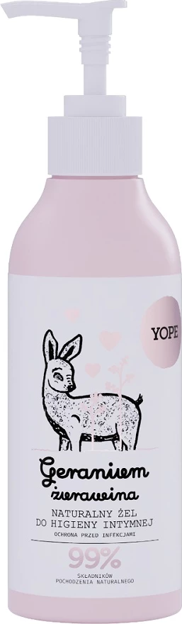 Xhel për higjienë intime për femra Yope Geranium & Cranberry 300ml