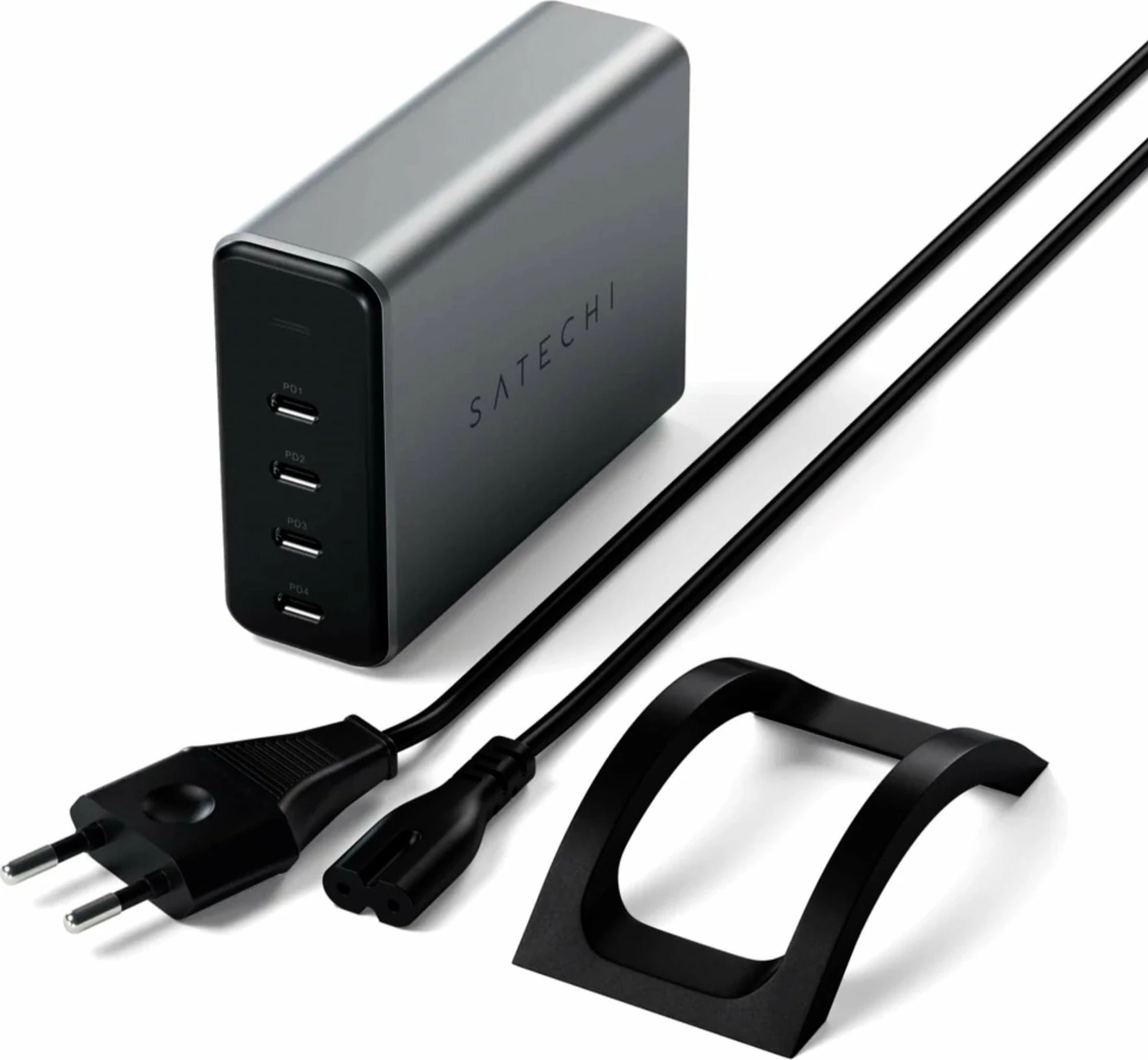 Karikues GaN Satechi ST-UC165GM-EU 165W 4x USB-C PD, i zi