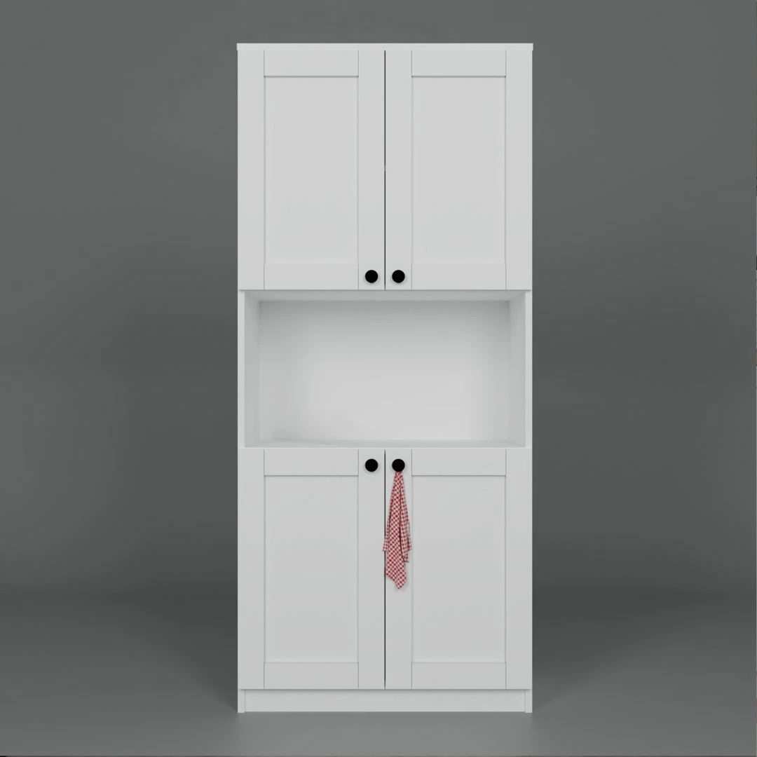 Dollap multifunksional, ngjyrë e bardhë, Skye Decor Lucas 1600-102