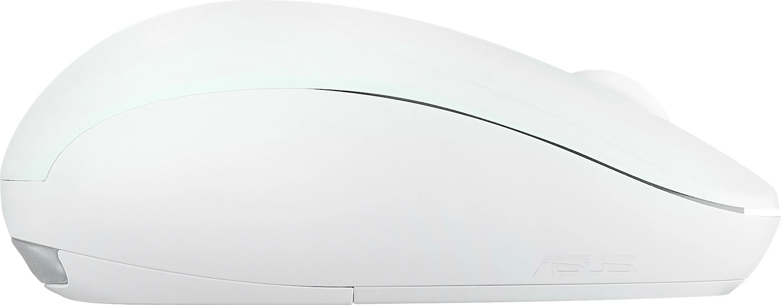 Maus ASUS MD101 wireless, Bluetooth 5.3, 2400 DPI, i bardhë