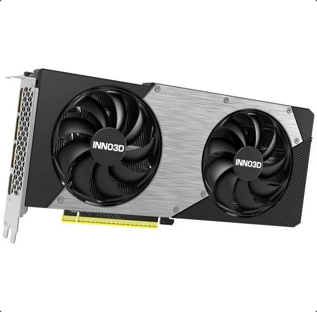 Kartë grafike INNO3D GeForce RTX 5060 Ti TWIN X2, 16GB, Gri