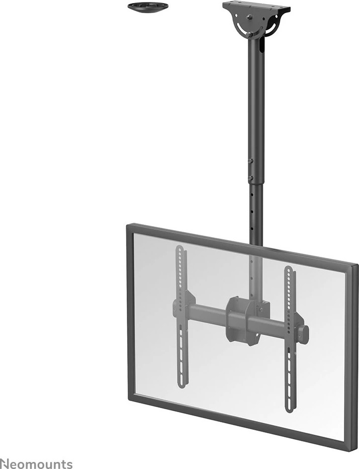 Mbajtës tavani për monitor/TV Newstar NM-C440BLACK, 32-60 inç, rregullim lartësie, 50 kg, e zezë