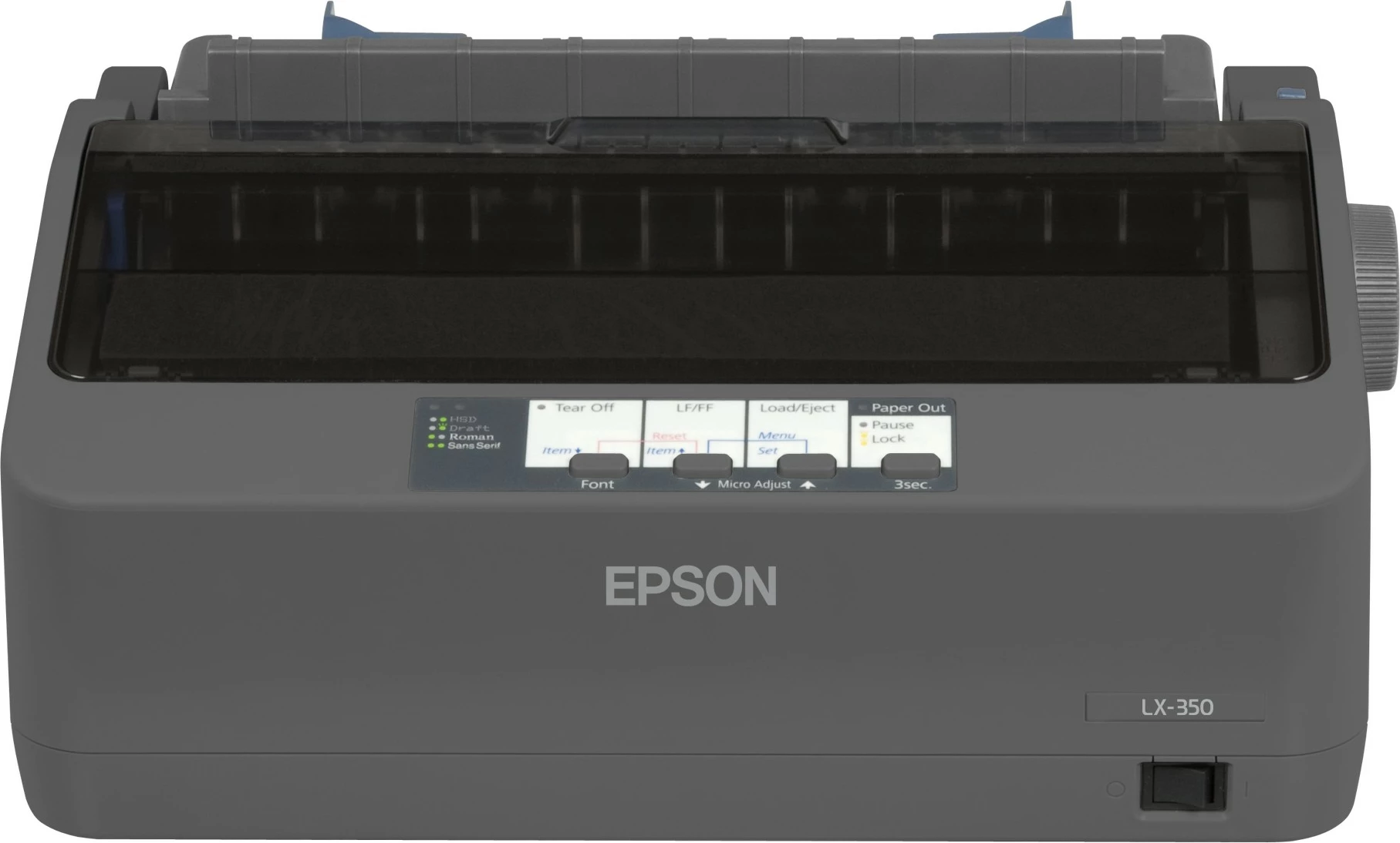 Printer Epson LX-350, 9-pin, 128KB, 357cps, 240x144 DPI
