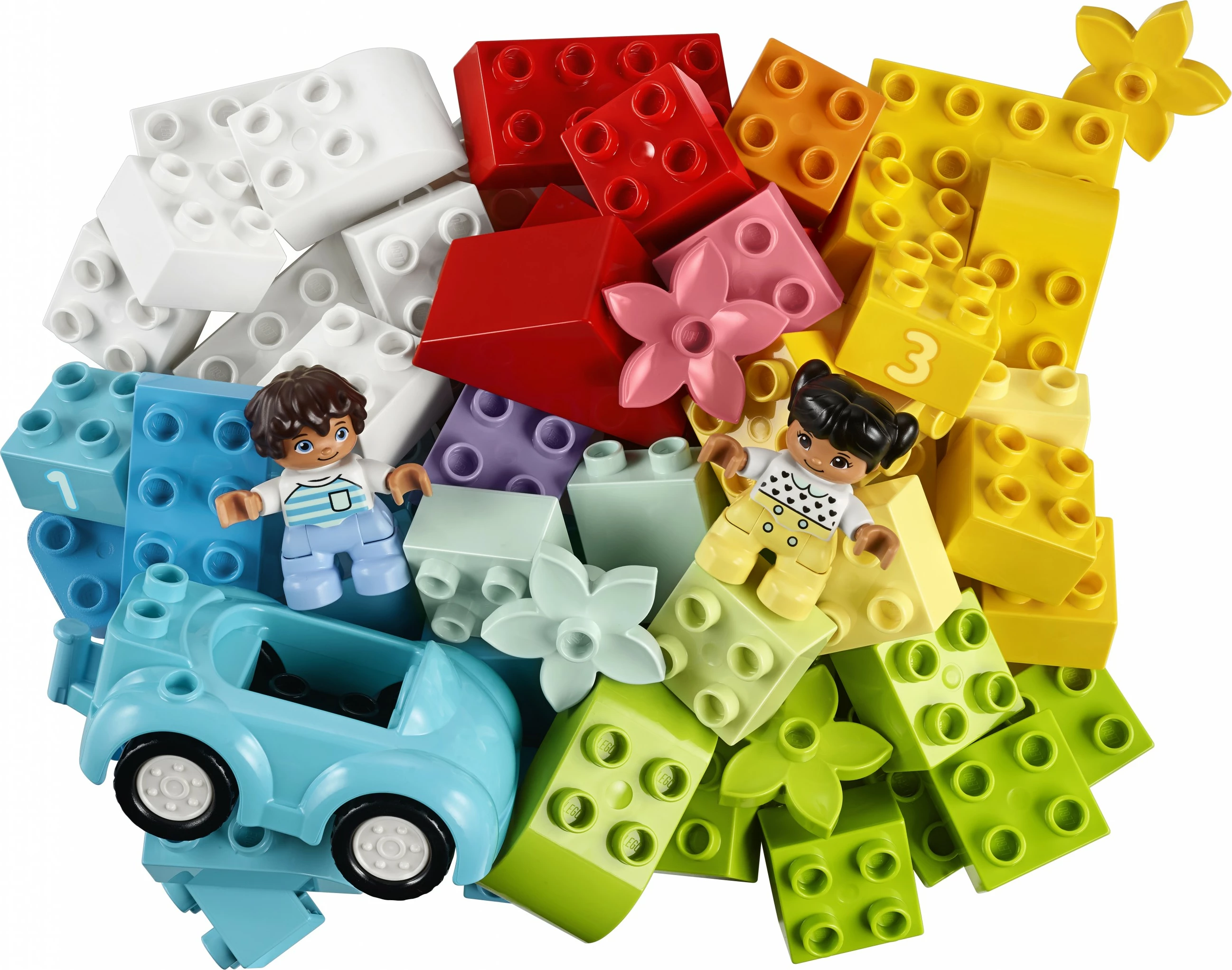 Set ndërtimi LEGO DUPLO Classic Brick Box 10913, 65 pjesë, shumëngjyrësh