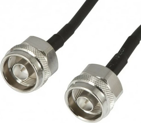 Kabëll ALLNET ALL-CAB-NM-NM5-RG8, 5m, N-type, zi, argjendtë