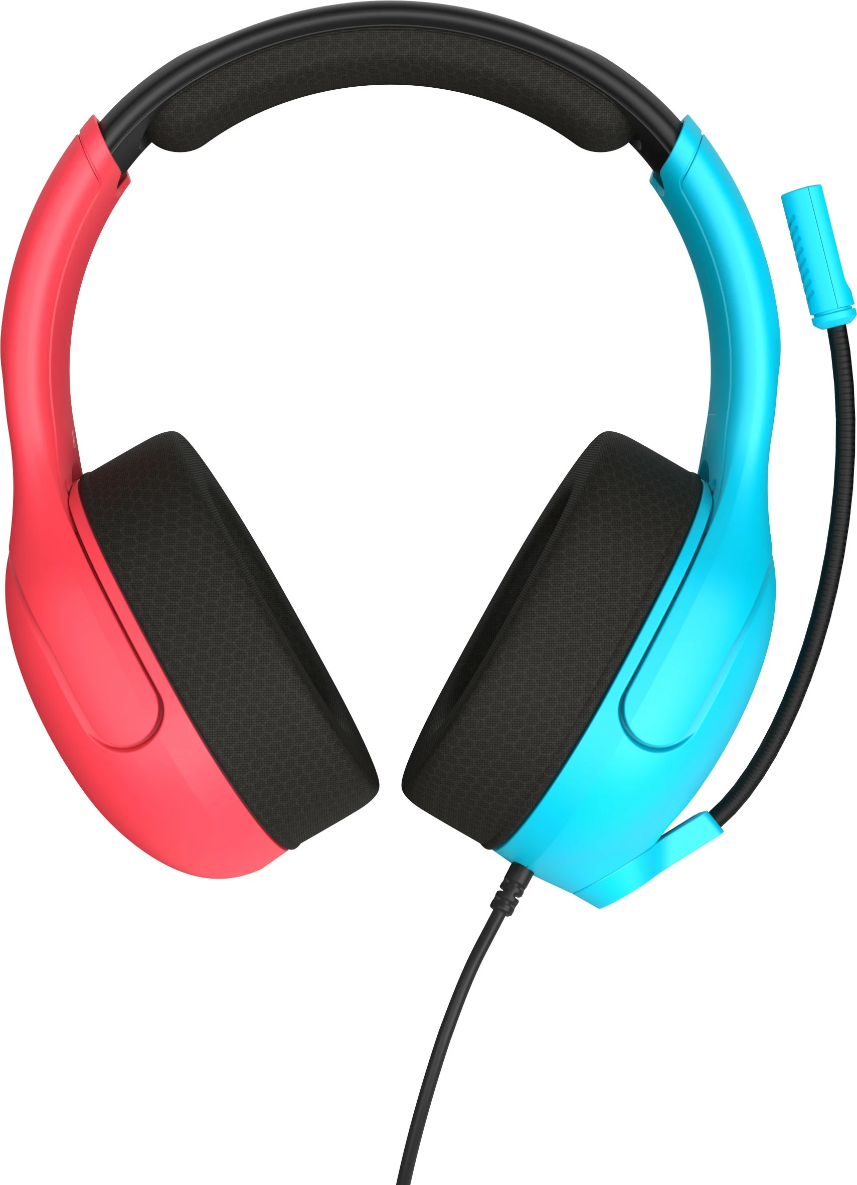 Kufje Turtle Beach Airlite Fit, gaming, mikrofon, 3.5mm, Neon Blue & Red