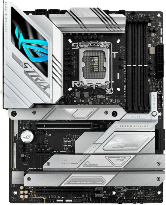 Pllakë amë ASUS ROG STRIX Z790-A GAMING WIFI II, Intel, LGA 1700, DDR5-SDRAM, 128 GB, argjendtë