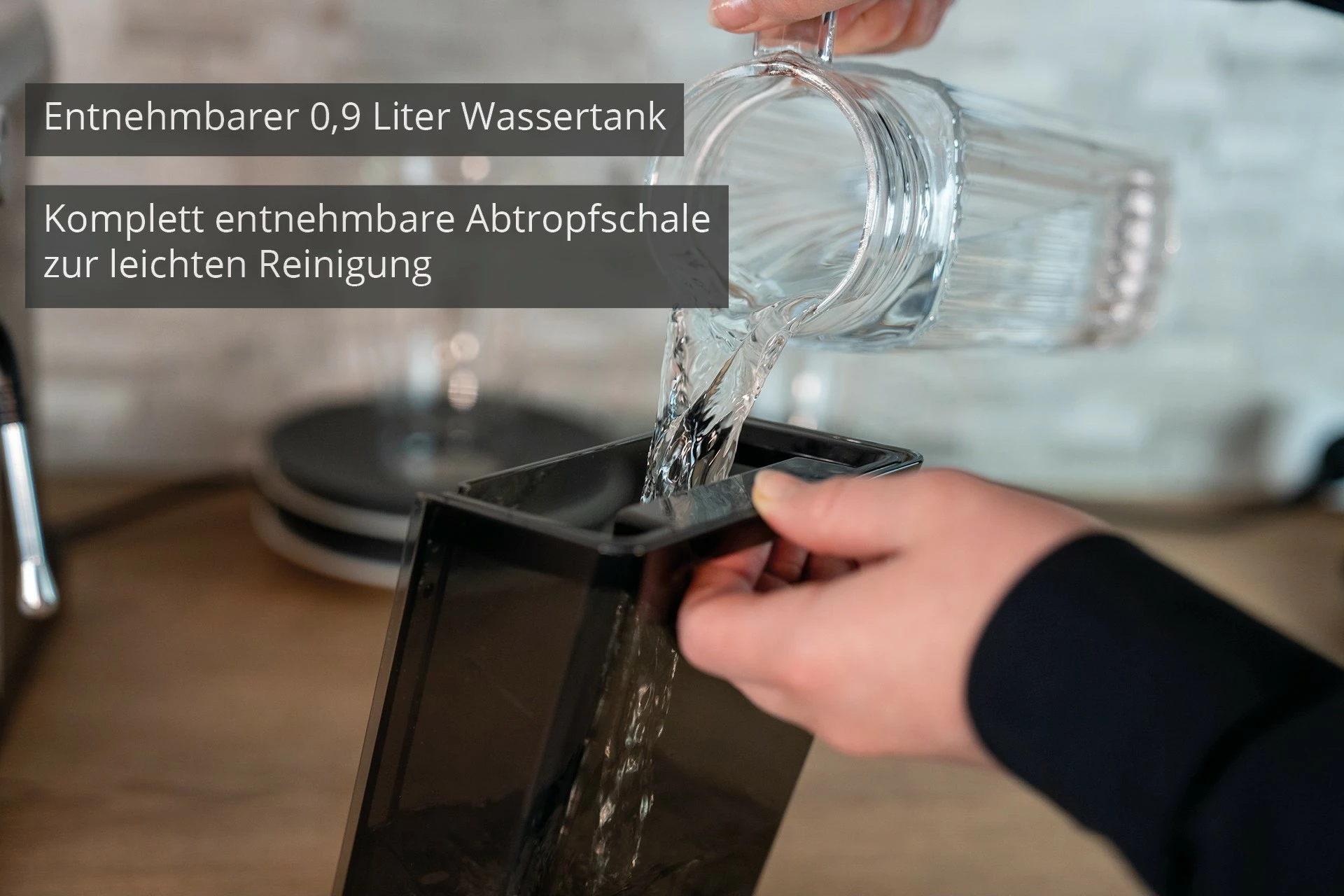 Aparat espresso Unold Piccopresso, 0.9 L, 1360 W, Ngjyrë e zezë, Çelik inox