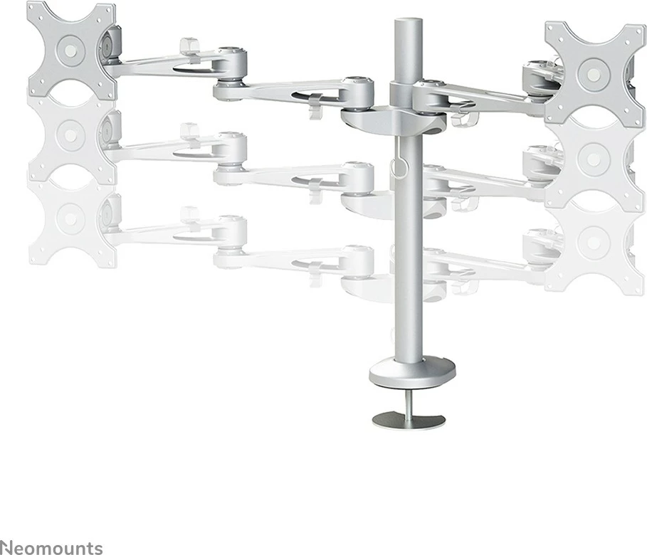Mbajtës monitori Neomounts FPMA-D935DG, Grommet, 6 kg, 27", Silver
